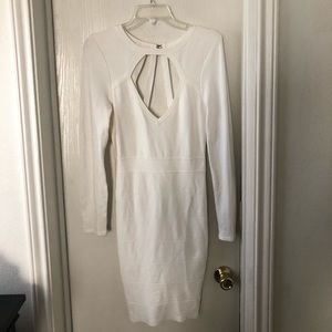 bebe bandage bodycon dress